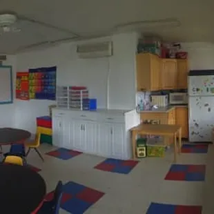 Full view of party and academy room