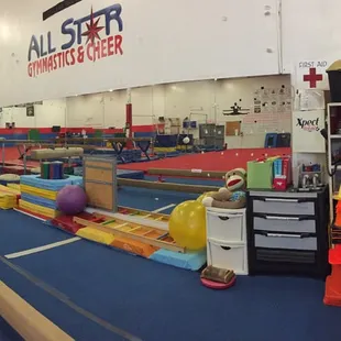 Alternate view of the gym and children's equipment