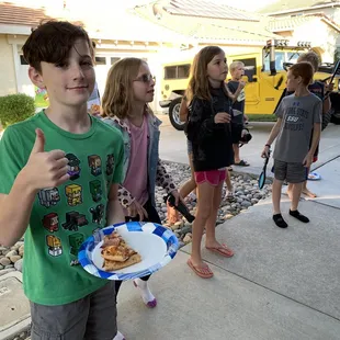 Thumbs up from the Birthday guy