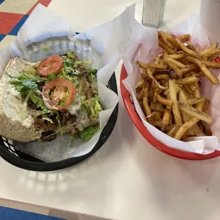 Philly steak and fries!