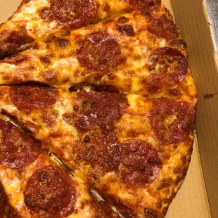 Over cooked pizza