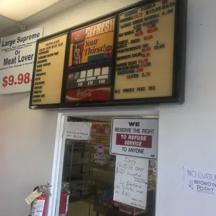 Menu With Great Prices