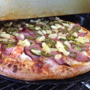 pizza, food