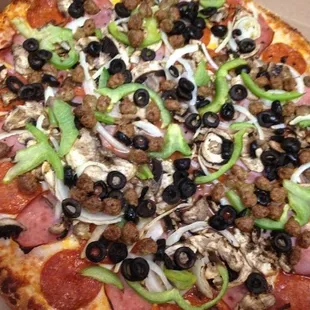 pizza, food