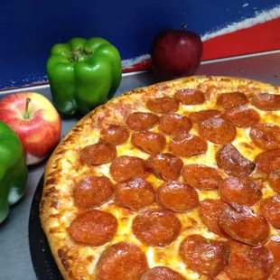 pizza, food