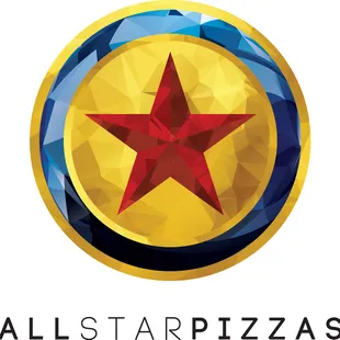 a red star in a circle