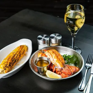 Lobster Tail &amp; Corn on The Cob