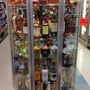 liquor case