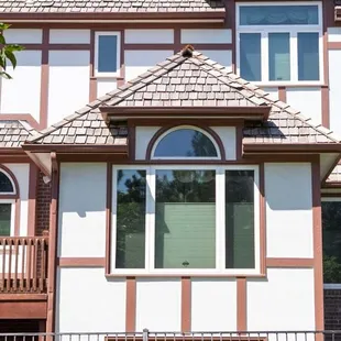the front of a house