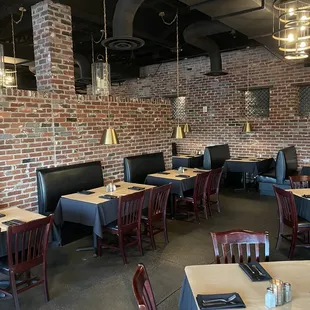 the interior of the restaurant