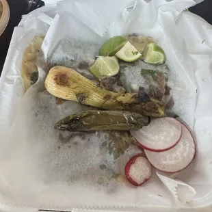 Topping for birria tacos