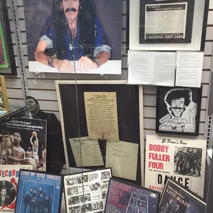 Little shrine to EP radio legend Steve Crosno.
