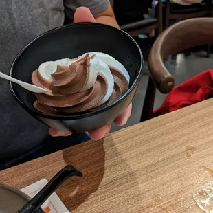 Soft serve ice cream