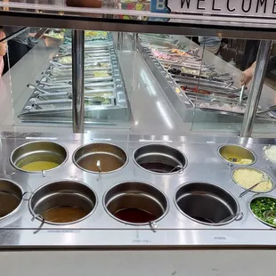 Self serve sauces. My favorites were the ponzu, sesame, and cilantro perilla. 12/29/2022