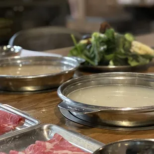 a variety of food items