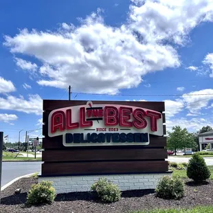 a sign for a restaurant
