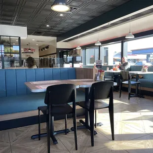 the interior of a restaurant
