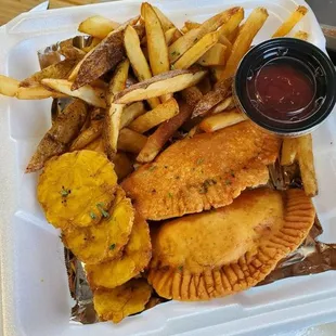 The empanadas