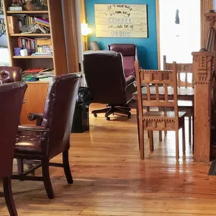 Seating Area at All Things Coffee