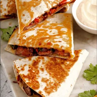 Hibachi Quesadilla