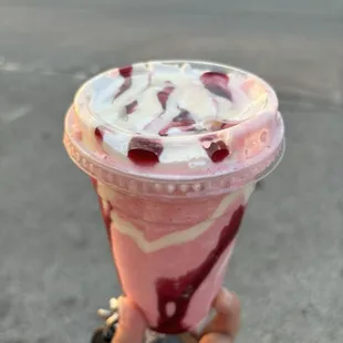 Strawberry milkshake