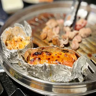 B2. Baked Salmon Roll, B6. Baked Langostino Roll