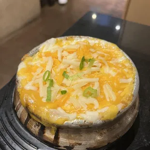 Cheesy steam egg