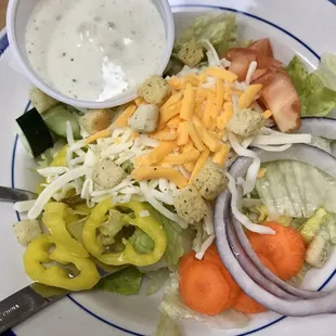 Market Salad w/ ranch