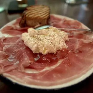Burrata and Prosciutto