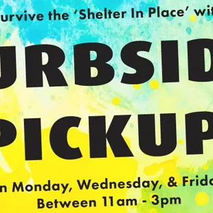 Curbside Pickup Orders! Call 559/225-1500 or email your order &amp; phone# to allardsart@sbcglobal.net