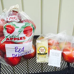 Bought these (besides 6 apples picked from trees, on the right) from Alldredge Orchard today.  9/24/2016