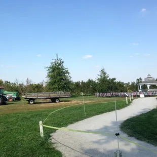 Hayrides and wedding venue ready to go