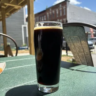 My gf grabbed me another beer while I was getting the food and her choice was excellent