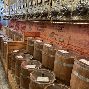 barrels of coffee
