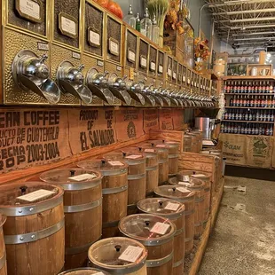 barrels of coffee