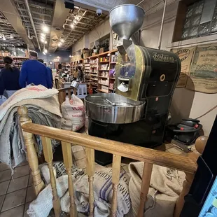 in-house coffee roaster
