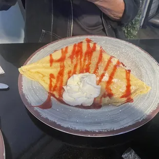 Fruit and Yogurt Crepe