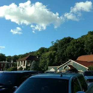 Packed... parking is a slight challenge, but not impossible