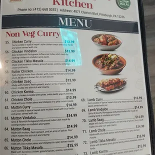 Menu page 6