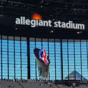 Inside the stadium