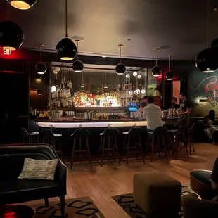 Bar area