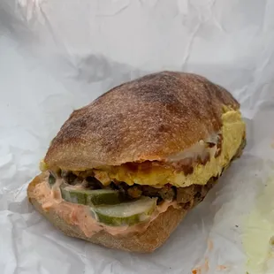 New breakfast sandwich