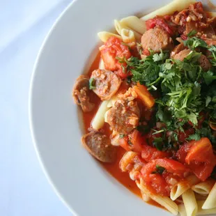 food, pasta dish, pasta