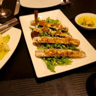 Razor clams gratinee