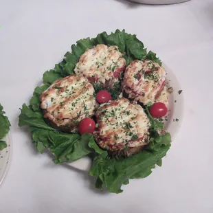 Stuff eggplant appetizer