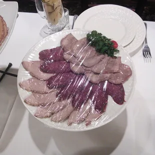 Assorted meats appetizer
