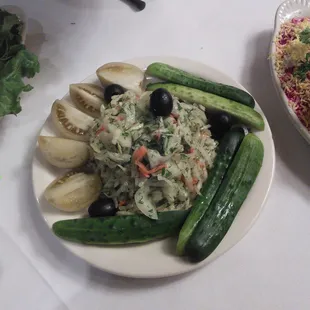 Pickled veggies appetizer