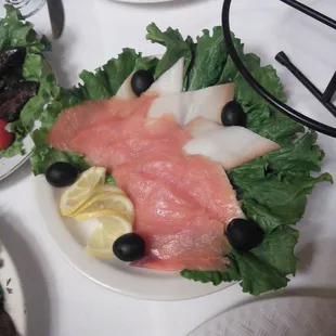Salmon &amp; sturgeon appetizer