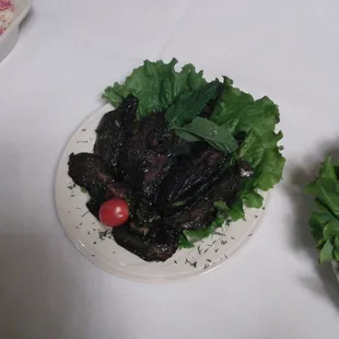 Portobello mushroom appetizer