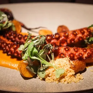 Octopus tapa which is gluten free